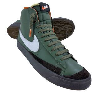 Nike Blazer Mid '77 Vintage Army Olive Green Hightop Sneakers Mens Size 9